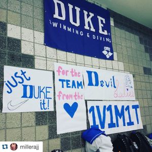 Image post by @dukeswimdive on Instagram