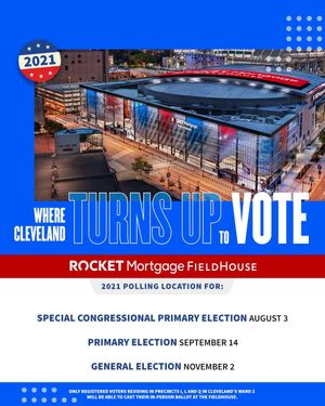 Image post by @rocketmortgagefieldhouse on Instagram