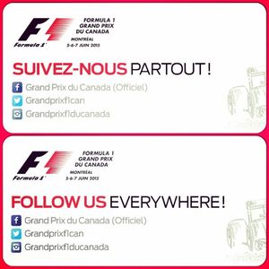 Image post by @f1gpcanada on Instagram