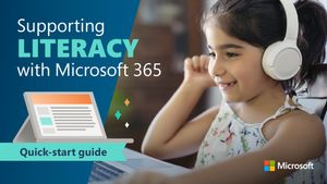 Image post by @microsoftedu on Twitter