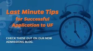 Image post by @ufadmissions on Instagram