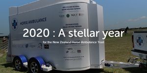 Image post by @NZHorseAmbulanceTrust on Facebook