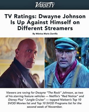 Image post by @therock on Instagram