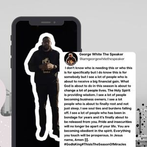 Image post by @iamgeorgewhitethespeaker on Instagram