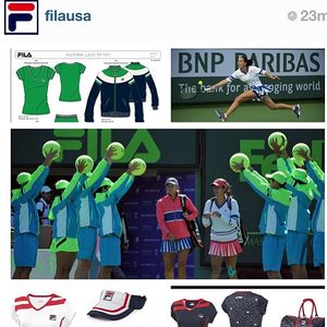 Image post by @filatennis on Instagram