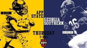 Image post by @appstate_fb on Instagram