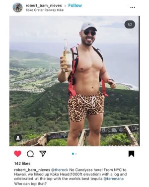 Image post by @therock on Instagram