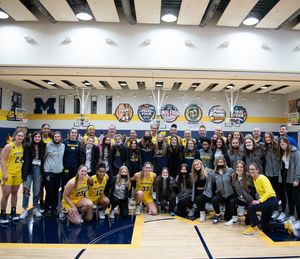 Image post by @umichwbball on Instagram