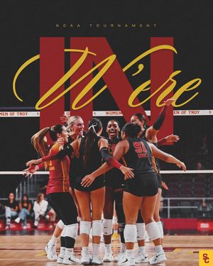 Image post by @uscwomensvolley on Instagram