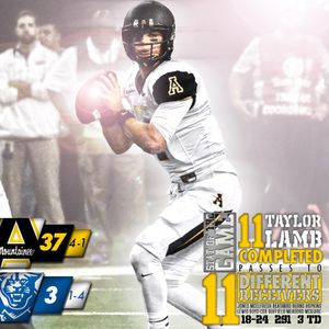 Image post by @appstate_fb on Instagram