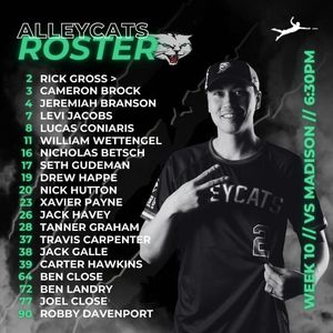Image post by @IndianapolisAlleyCats on Facebook