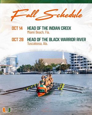 Image post by @canesrowing on Instagram