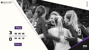 Image post by @tcuvolleyball on Instagram