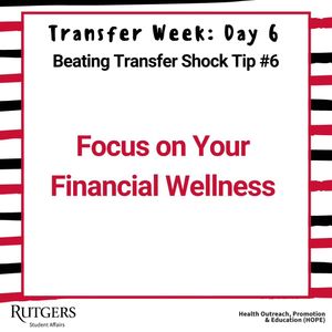 Image post by @rustudenthealth on Instagram