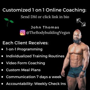 Image post by @thebodybuildingvegan on Instagram