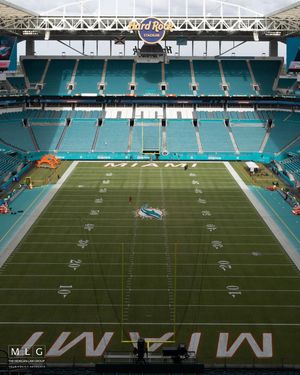 Image post by @hardrockstadium on Instagram