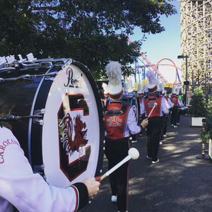 Image post by @carolinabanddrumline on Instagram