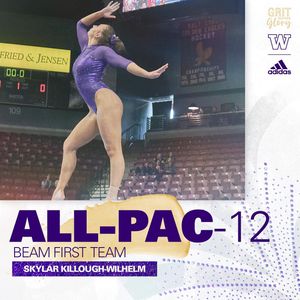 Image post by @uwgymnastics on Instagram