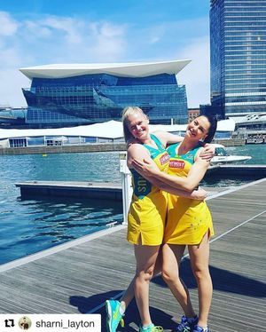 Image post by @netballaust on Instagram