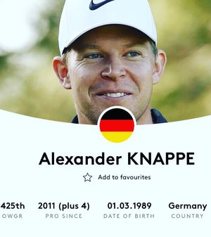 Image post by @alexknappegolf on Instagram