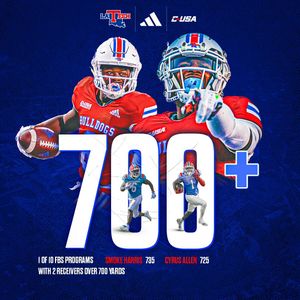 Image post by @LATechFB on Twitter