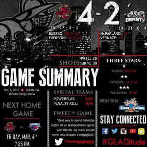 Image post by @atlgladiators on Instagram