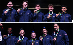 Image post by @USAGymnastics on Facebook