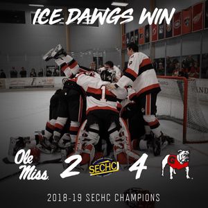 Image post by @UGAHockey on Twitter