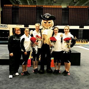 Image post by @gw_gymnastics on Instagram