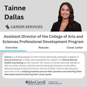 Image post by @jcucareercenter on Instagram