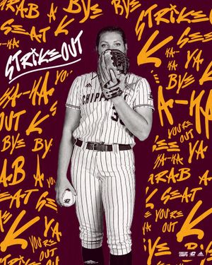 Image post by @CMUSoftball on Twitter