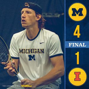 Image post by @umichmtennis on Instagram