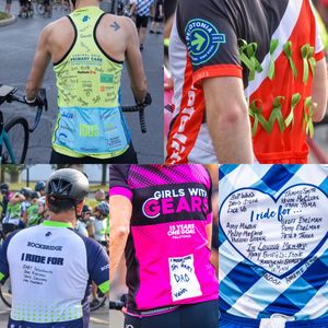 Image post by @Pelotonia on Twitter