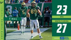 Image post by @USFFootball on Twitter