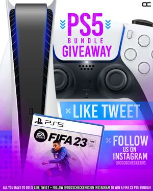 Image post by @OddsCheckerUS on Twitter