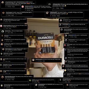 Image post by @duracell on Instagram
