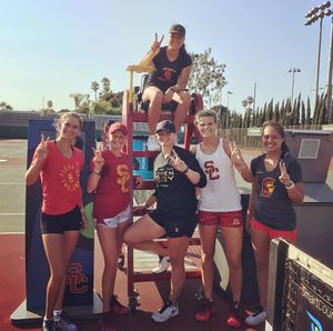 Image post by @uscwomenstennis on Instagram