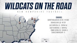 Image post by @UNH_Football on Twitter