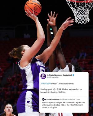 Image post by @kstatewbb on Instagram