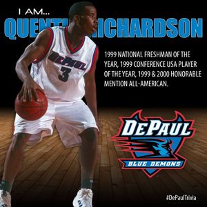 Image post by @DePaulBlueDemons on Facebook
