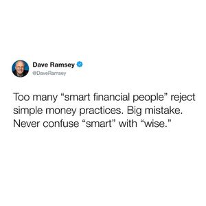 Image post by @daveramsey on Instagram