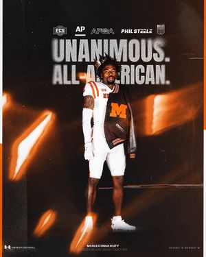 Image post by @mercerfootball on Instagram