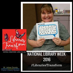 Image post by @stjohnscountylibrary on Instagram