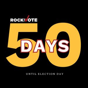 Image post by @rockthevote on Instagram