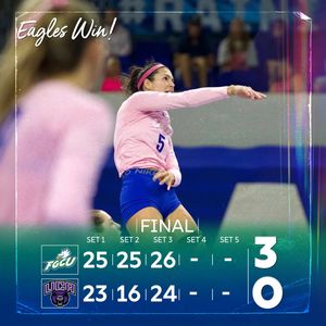 Image post by @fgcu_vb on Instagram