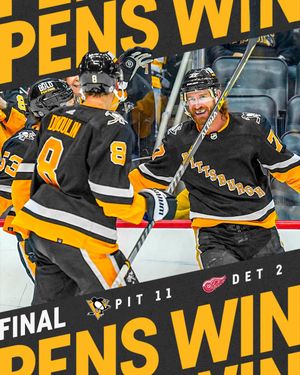 Image post by @penguins on Twitter