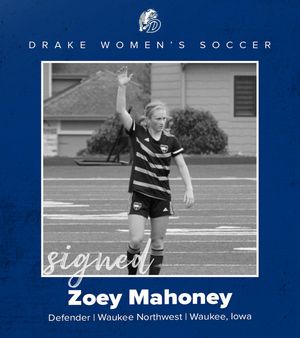 Image post by @drakewomensoccer on Instagram
