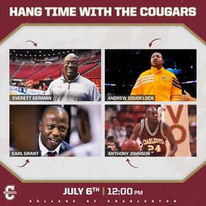 Image post by @cofcbasketball on Instagram
