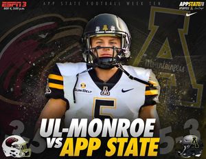 Image post by @appstate_fb on Instagram