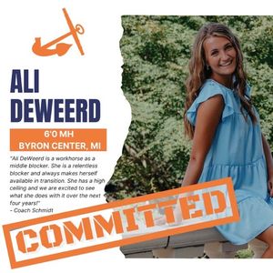 Image post by @hopecollegevolleyball on Facebook